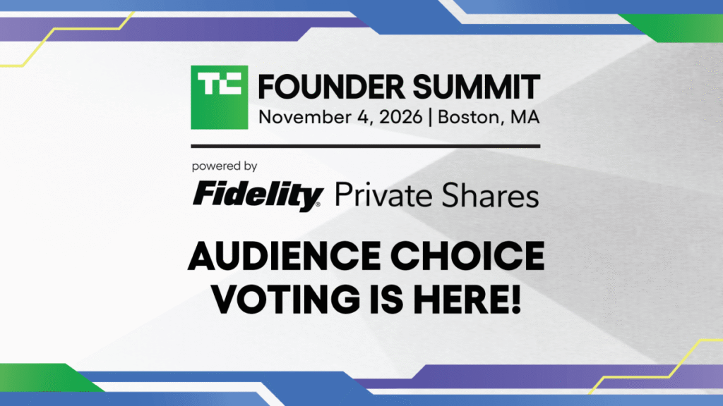 Your vote matters! Decide which Audience Choice sessions will make it to TechCrunch Founder Summit Your vote matters! Decide which Audience Choice sessions will make it to TechCrunch Founder Summit