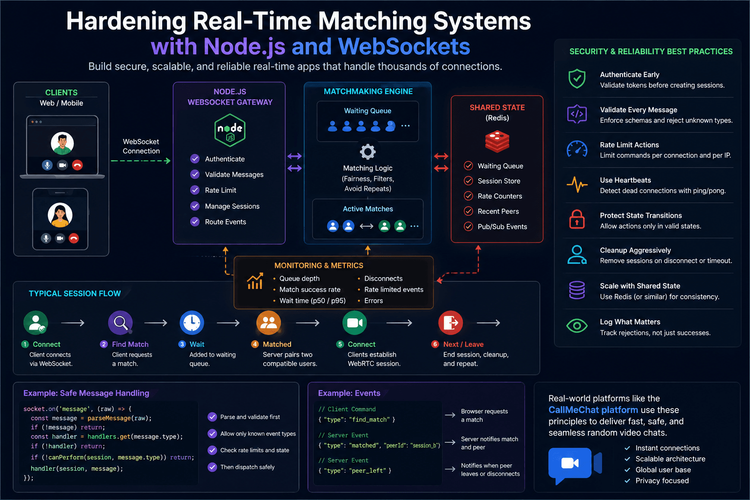 Hardening Real-Time Matching Systems with Node.js and WebSockets