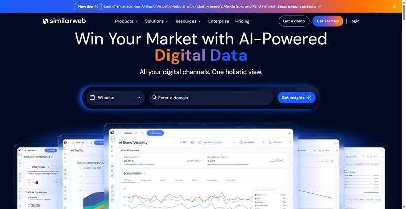 Similarweb homepage