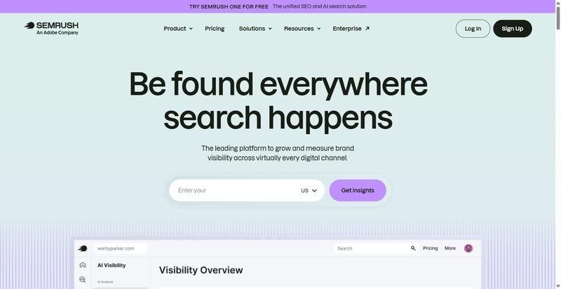 Semrush homepage