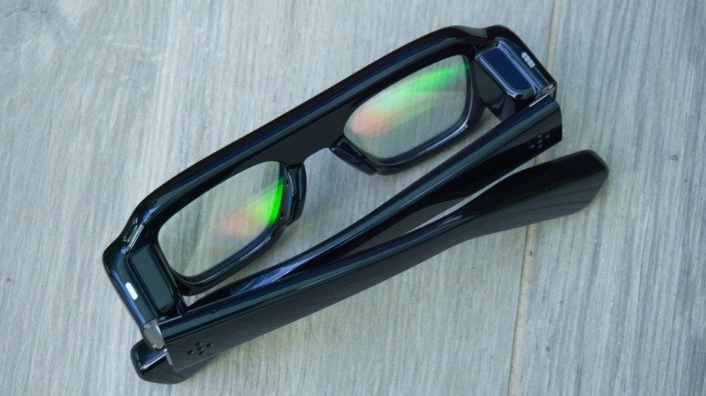 The Specs folded up viewed from the top.