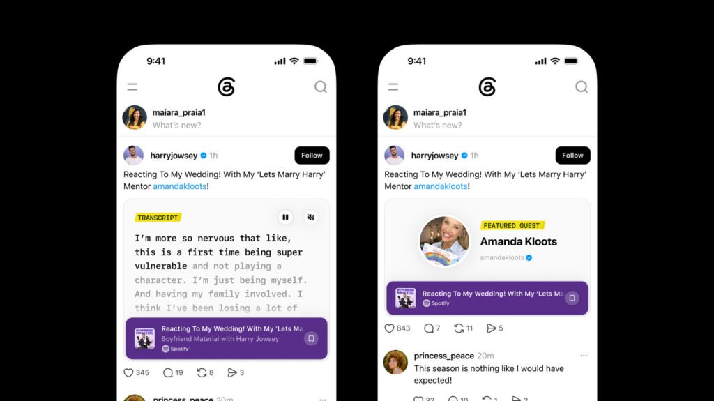 Threads leans even further into podcasts with transcripts, analytics and more